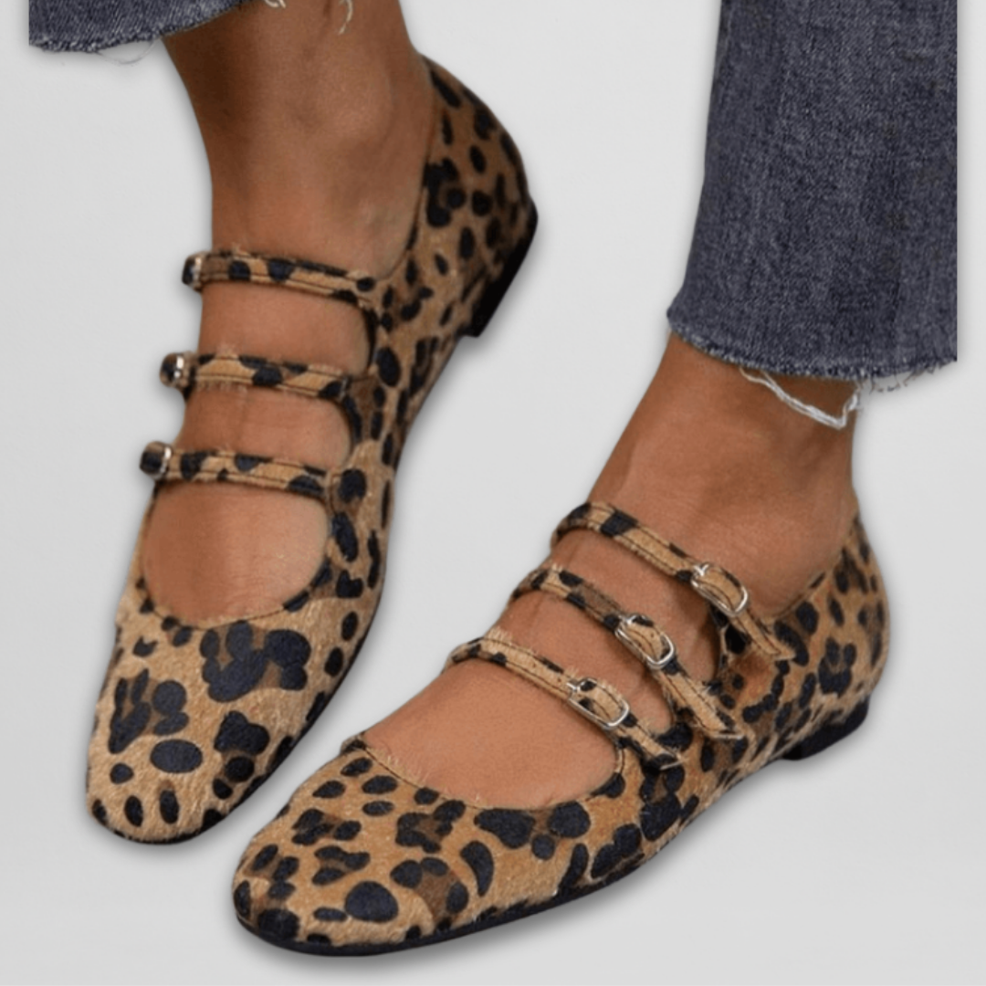 Gesche - Bailarinas Con Estampado Animal
