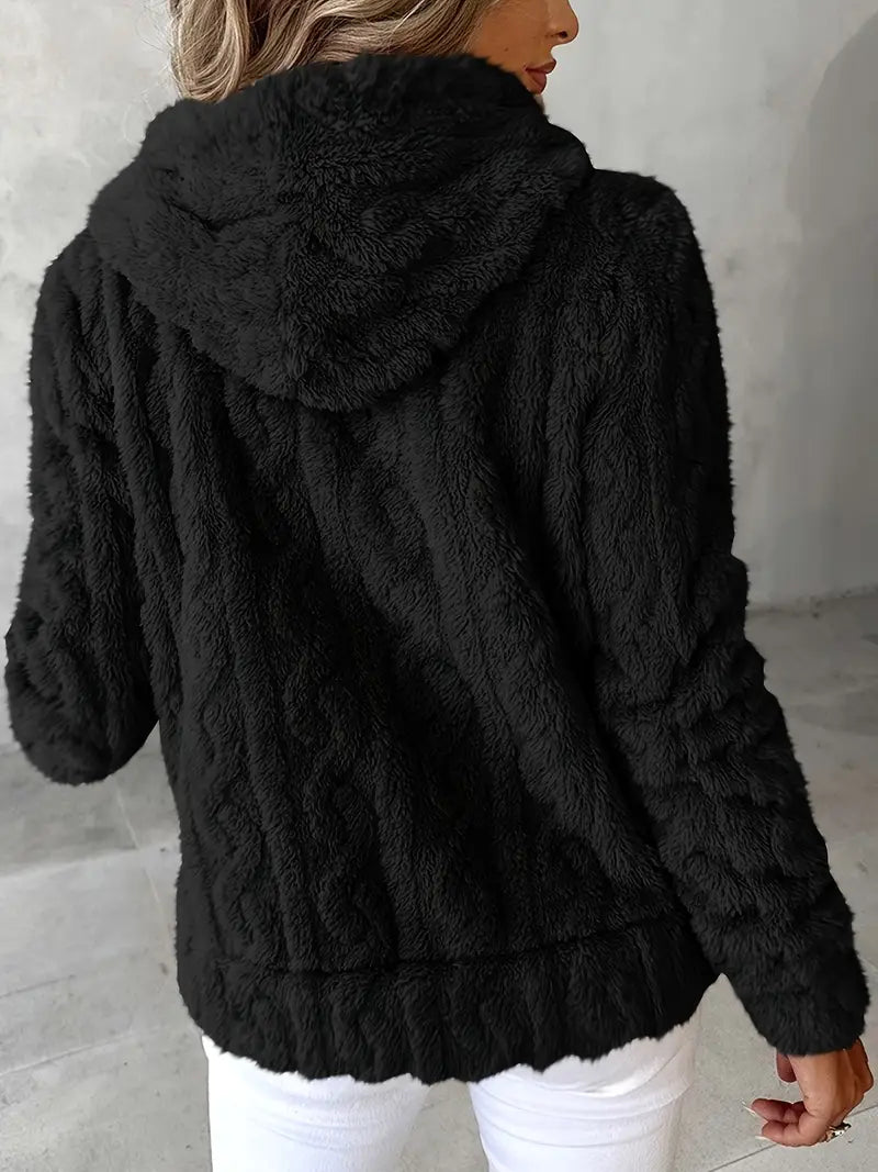 Ganka - Sudadera Con Capucha y Cremallera De Manga Larga