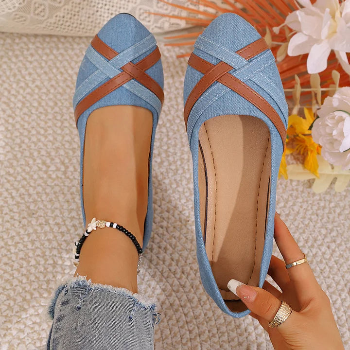 Shakina - Cómodos Zapatos Con Tiras Cruzadas