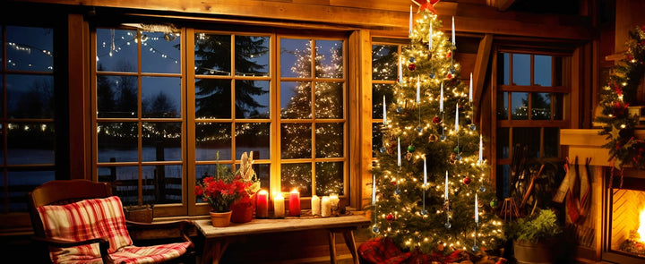 TreeLume - Velas LED Para árboles De Navidad Con Gancho Para Bola De Cristal