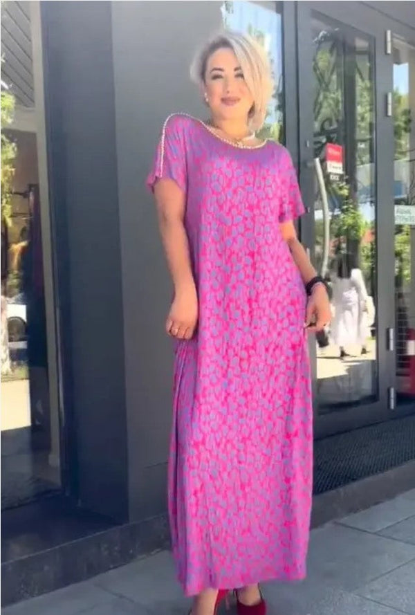 Aspasia - Vestido Estampado Atrevido y Desenfadado