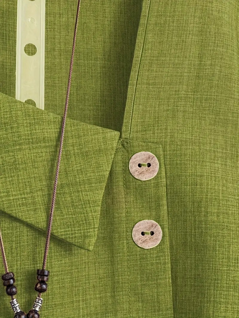 Milany - Blusa Informal Con Escote Asimétrico