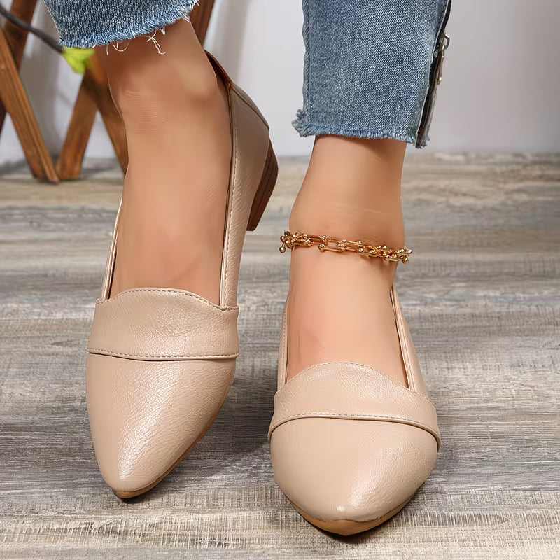 Alannah - Zapatos De Punta Con Tacón Bajo