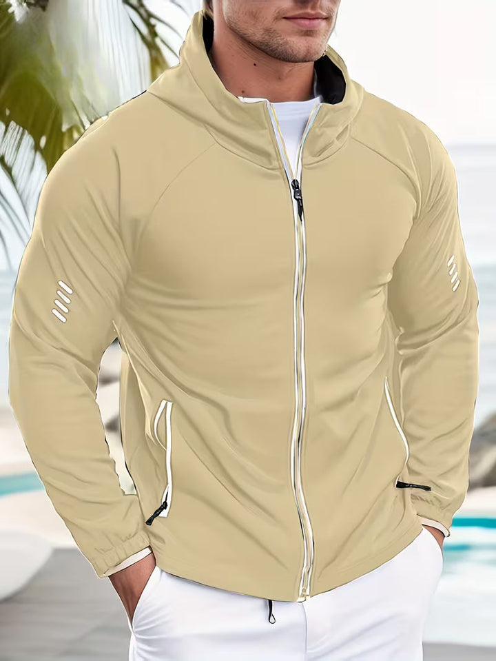 Lauris - Chaqueta Ligera Con Capucha y Cremallera