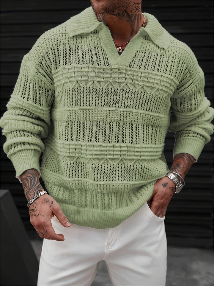 Wesley - Jersey De Manga Larga Con Diseño Recortado