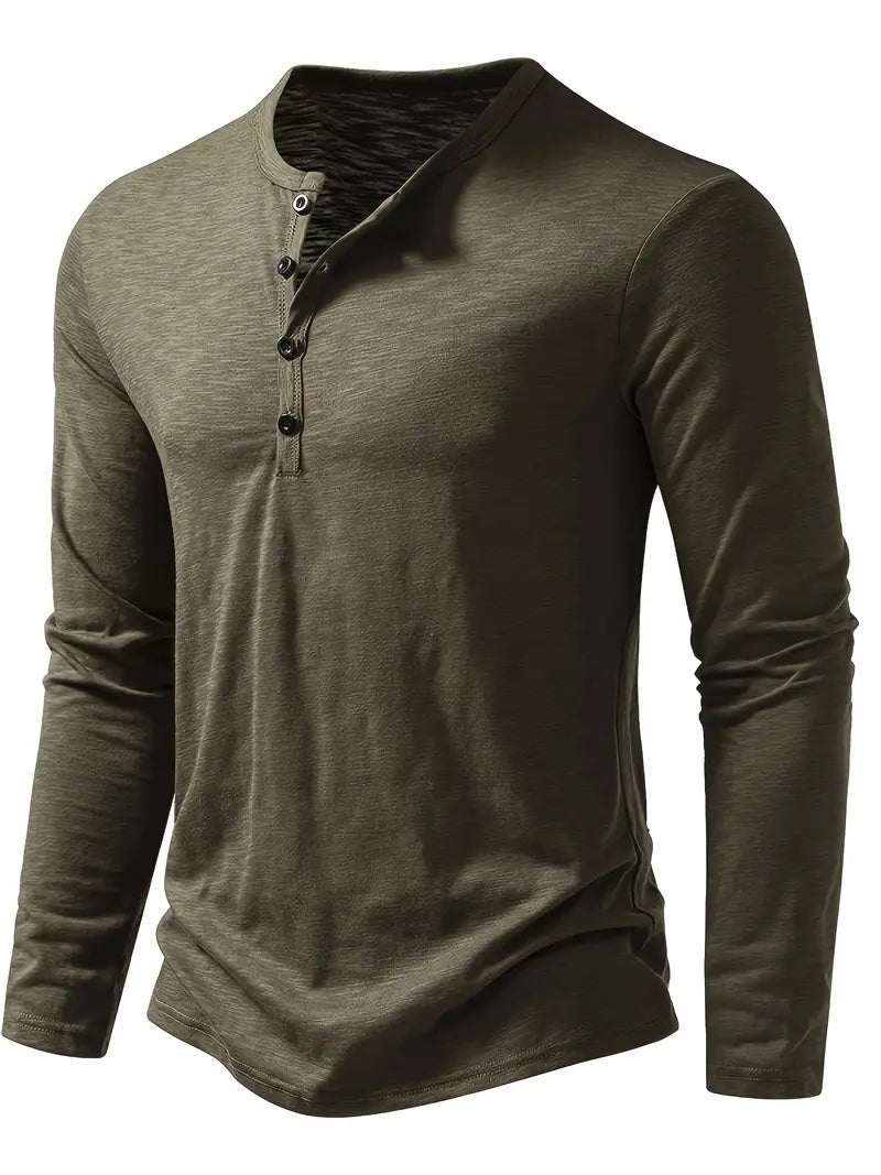 Wyatt - Elegante Camisa De Manga Larga