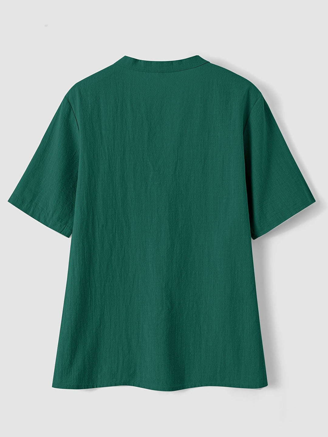 Sharron - Elegante Blusa Con Cuello En V y Botones