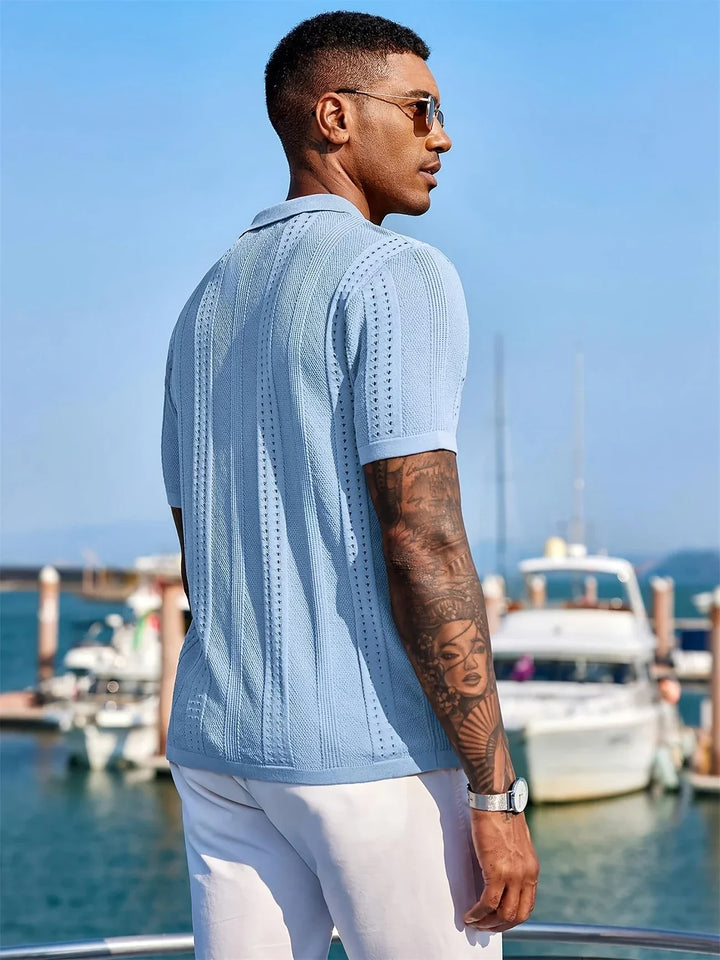 Semyon - Camisa De Punto Con Estampado Intrincado a La Moda