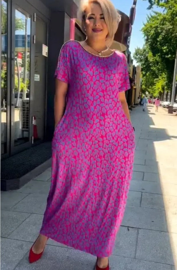 Aspasia - Vestido Estampado Atrevido y Desenfadado