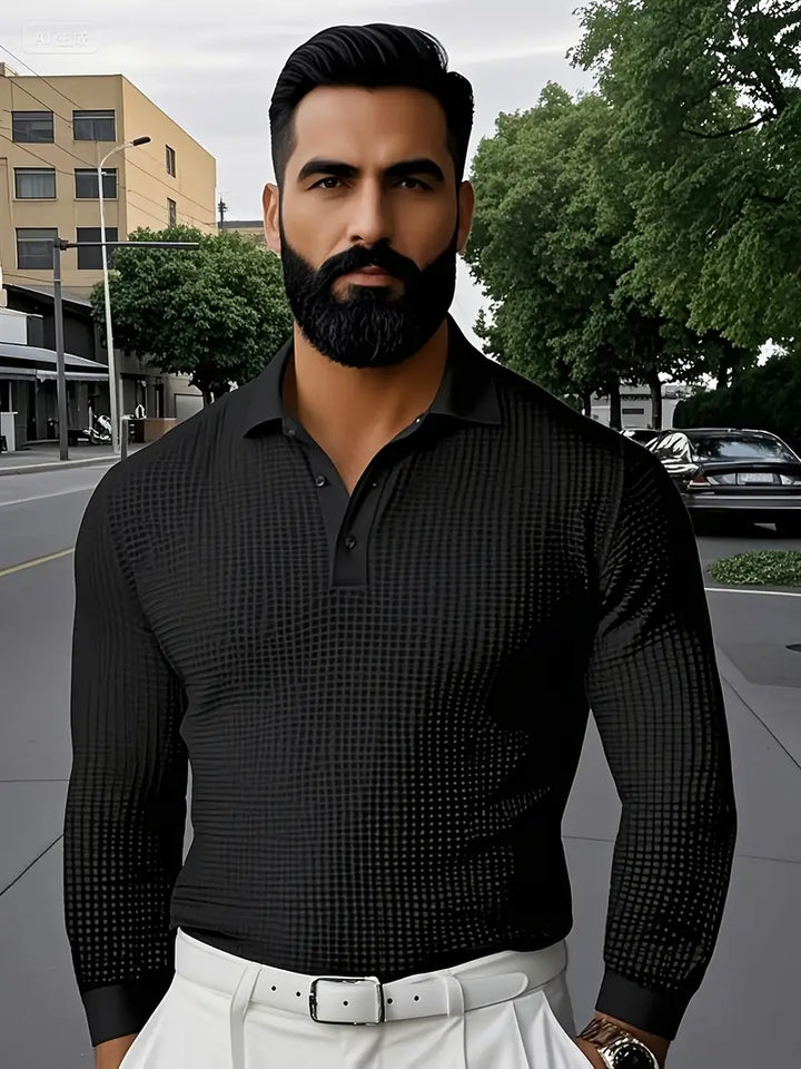 Ellsworth - Camisa De Manga Larga Con Cuello