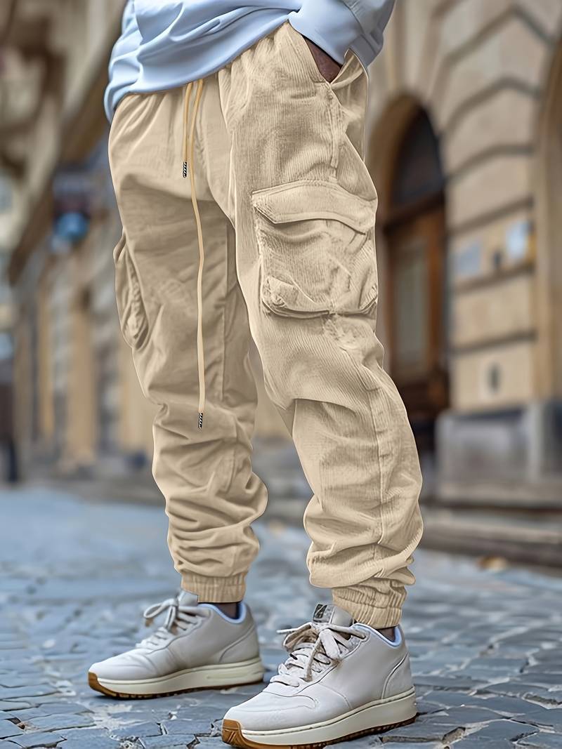 Baruch - Pantalones Cargo Transpirables Con Cordón en la Cintura