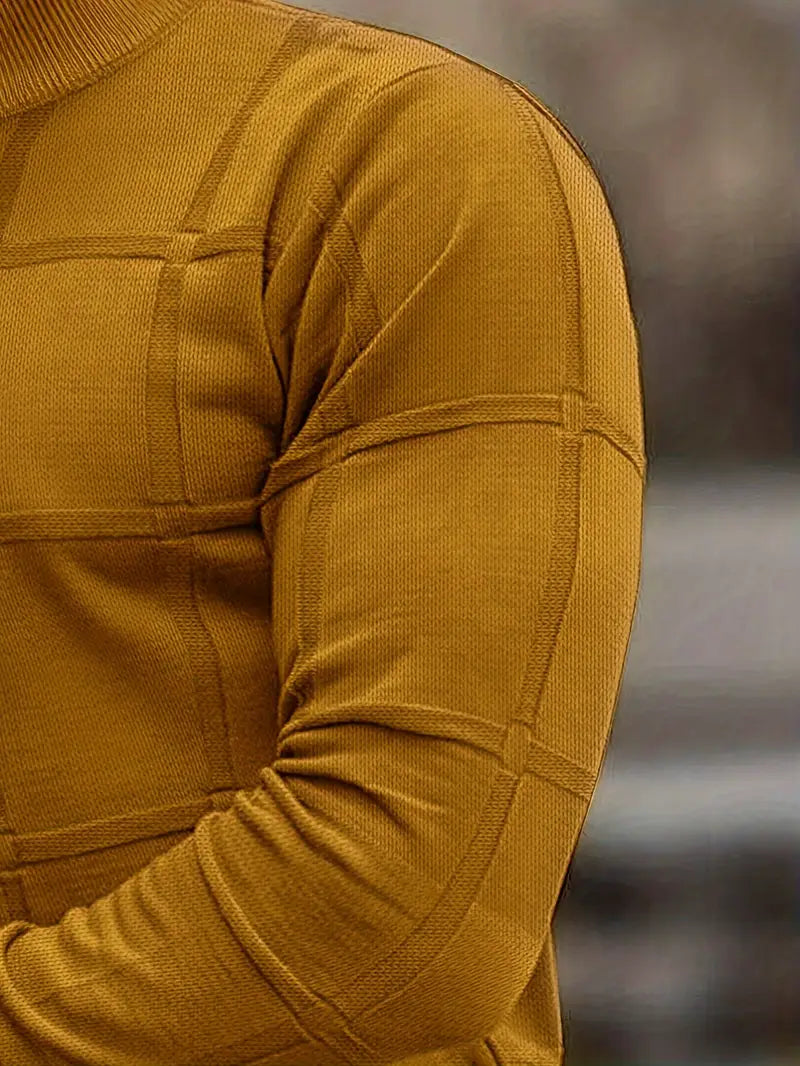 Nunzio - Cómodo Jersey De Cuello Alto De Punto