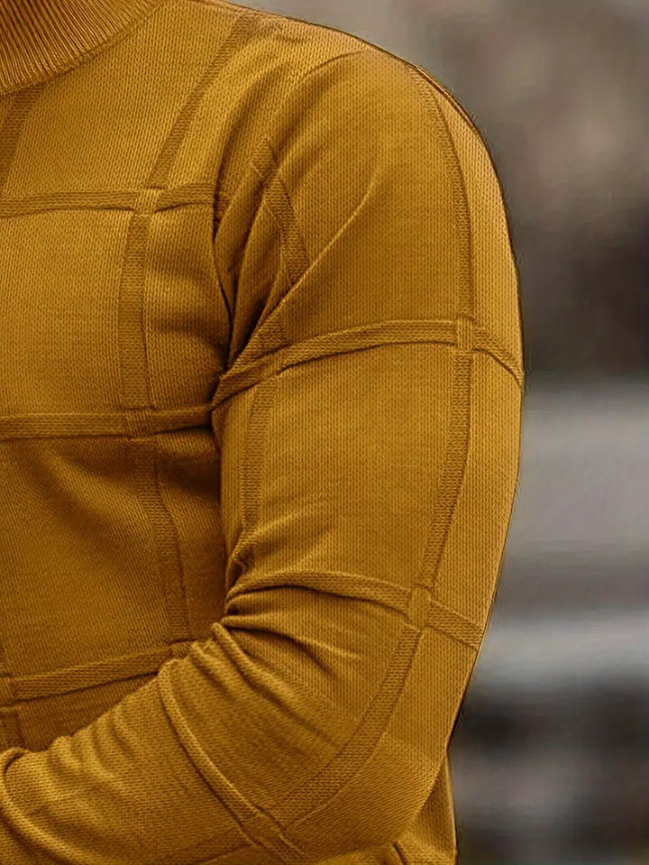 Nunzio - Cómodo Jersey De Cuello Alto De Punto