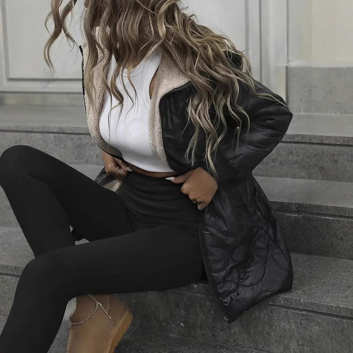 Nayela -  Chaqueta Térmica con Cremallera y Capucha