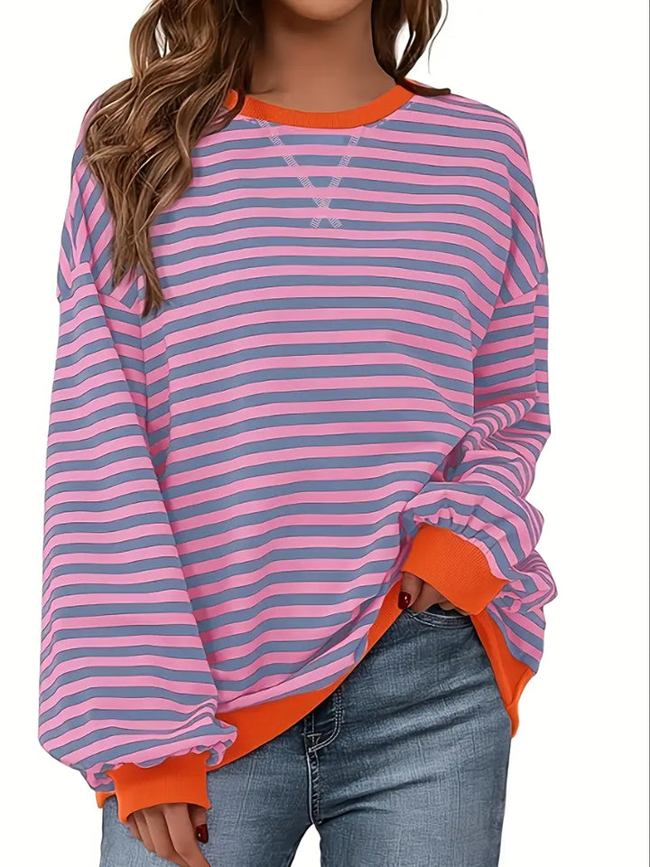 Nirina - Camisa De Manga Larga Con Estampado a Rayas