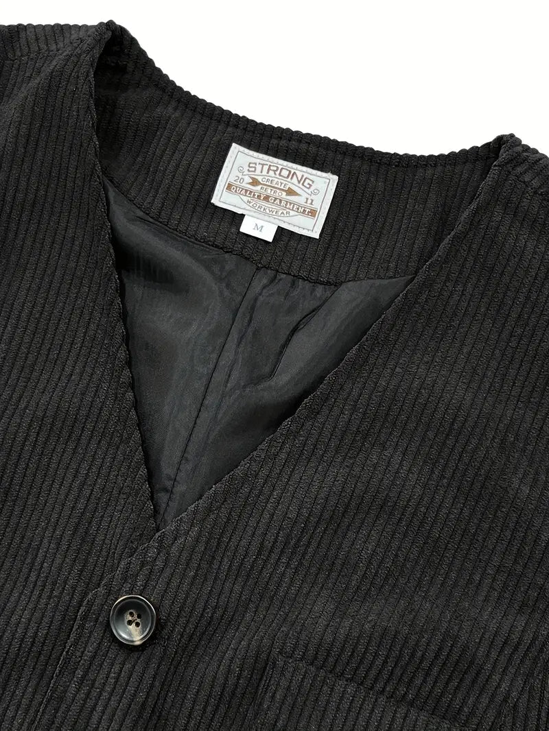 Fergus - Elegante Chaleco De Pana