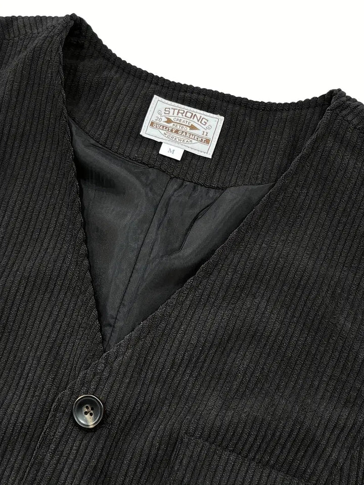 Fergus - Elegante Chaleco De Pana