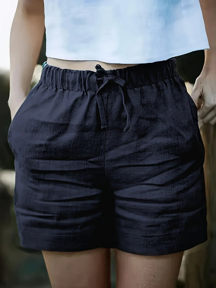 Niamh - Pantalones Cortos Informales De Verano Con Bolsillo