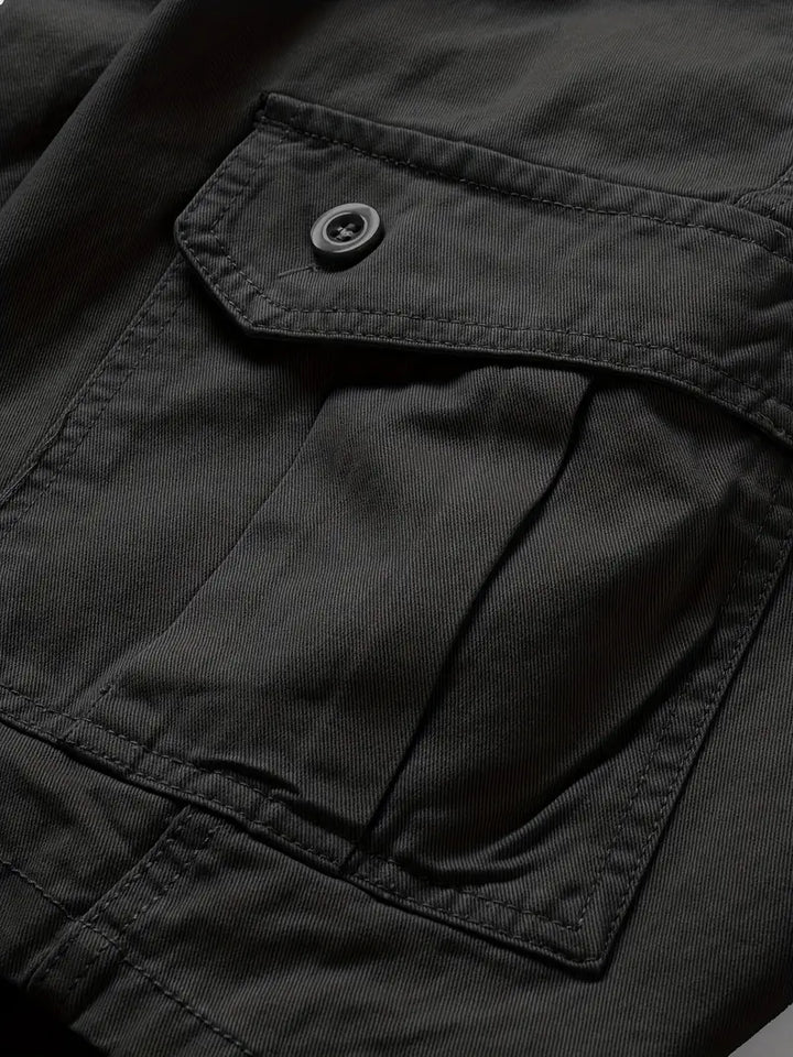 Mauro - Elegantes Pantalones Cortos Con Multibolsillos