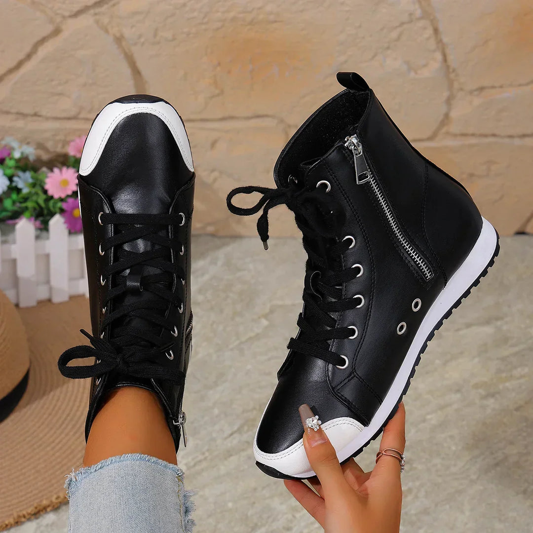Theofani - Botines Con Cremallera Transpirables