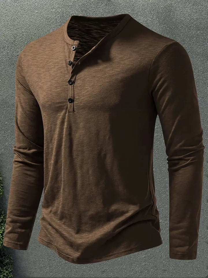 Zekeriya - Camisa de Manga Larga con Botones