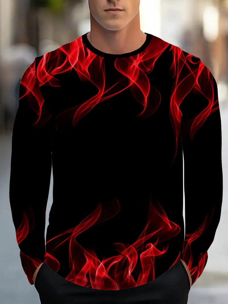 Bartlett - Camisa Informal De Manga Larga Con Cuello Redondo