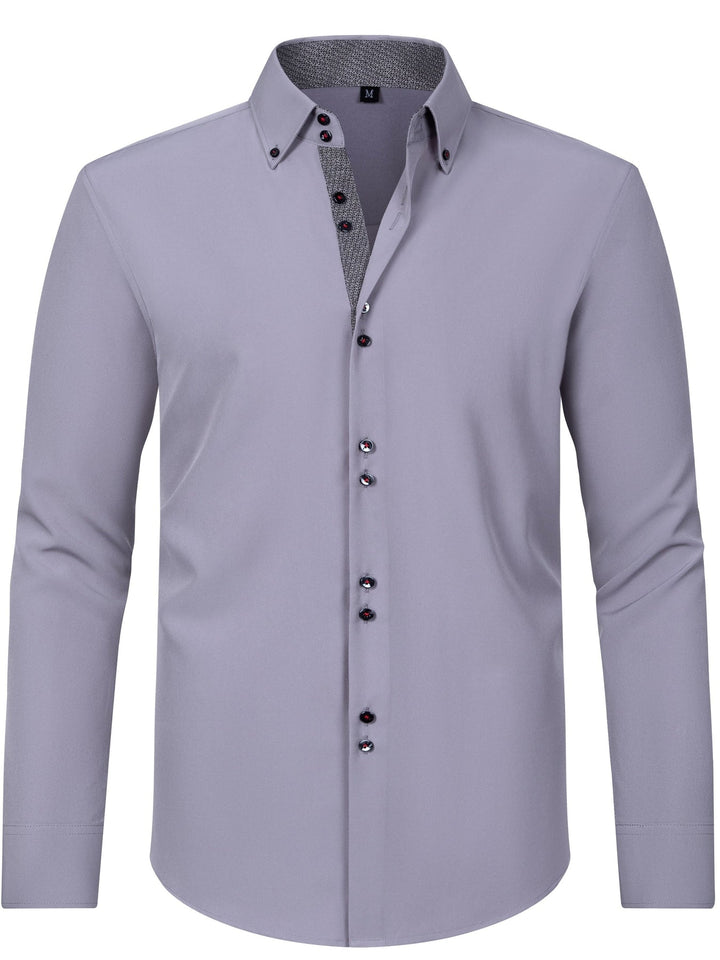 Remco - Elegante Botón arriba Camisa