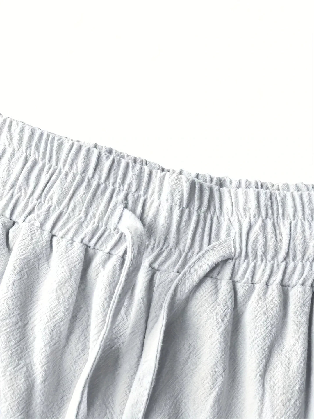 Callan - Pantalones Cortos Informales De Lino Con Bolsillo