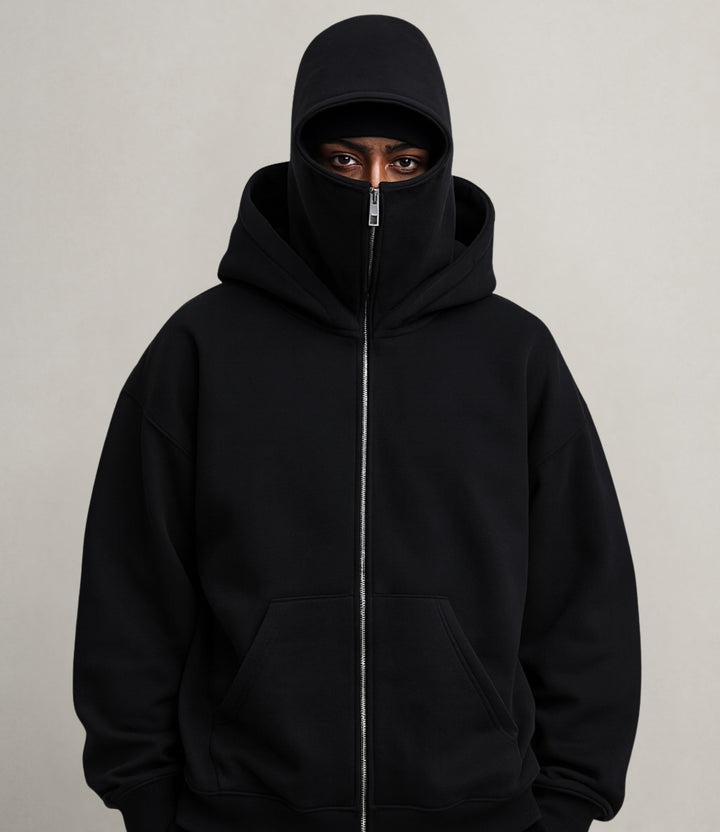 StealthCore - Sudadera Con Capucha y Cremallera Completa