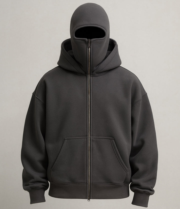 StealthCore - Sudadera Con Capucha y Cremallera Completa