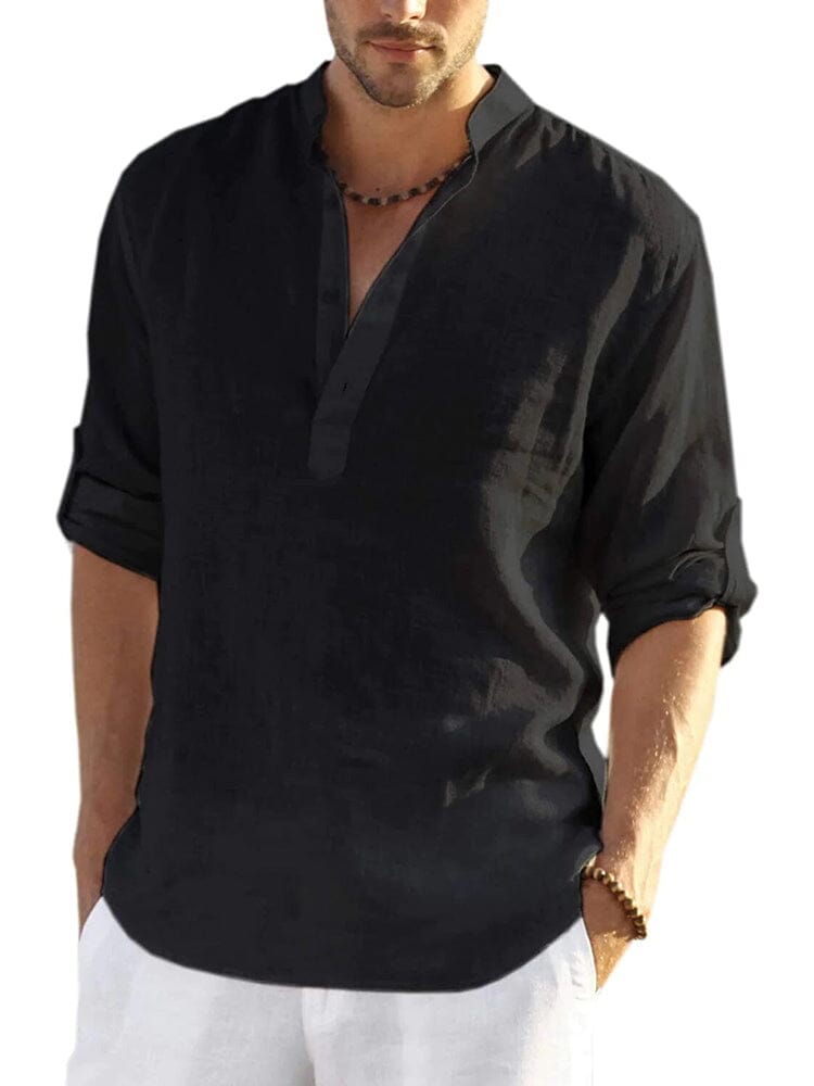 Panika - Camisa de Algodón y Lino