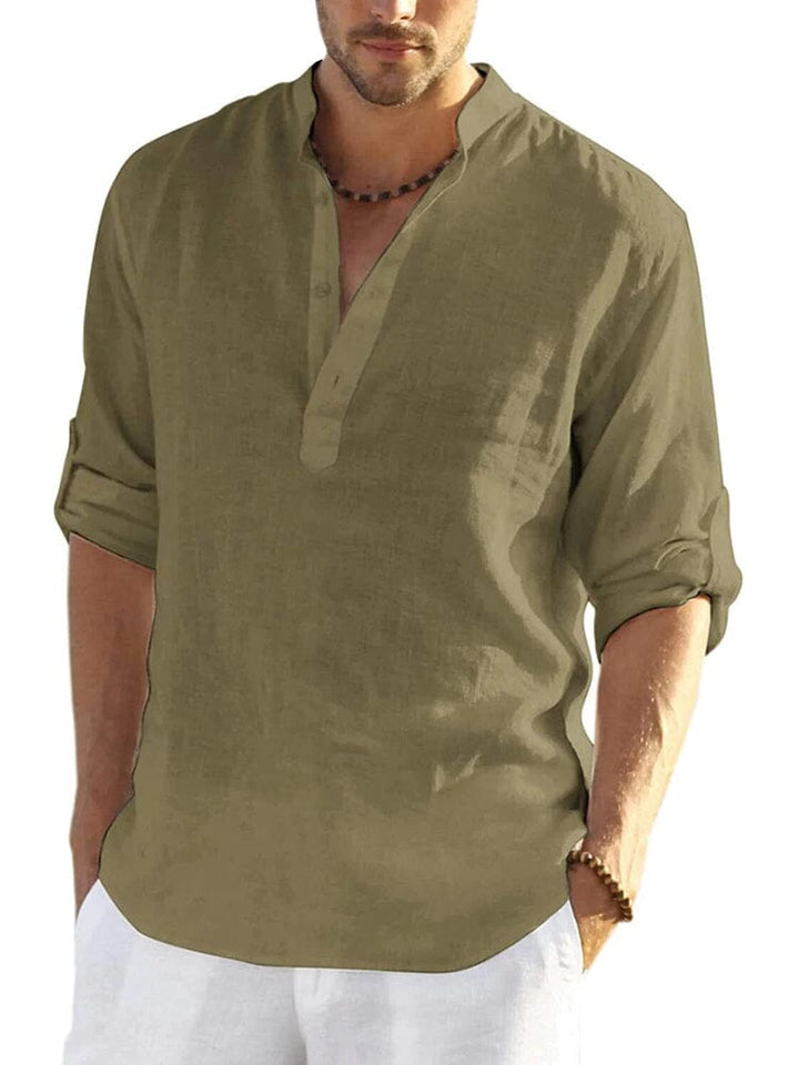 Panika - Camisa de Algodón y Lino