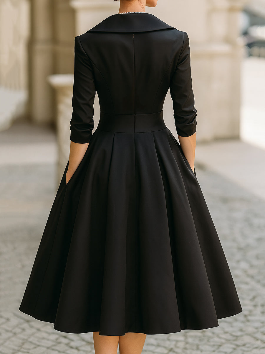 Ariella - Vestido Midi De Satén