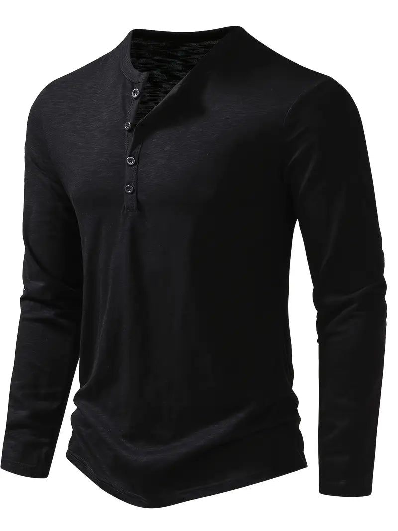 Wyatt - Elegante Camisa De Manga Larga