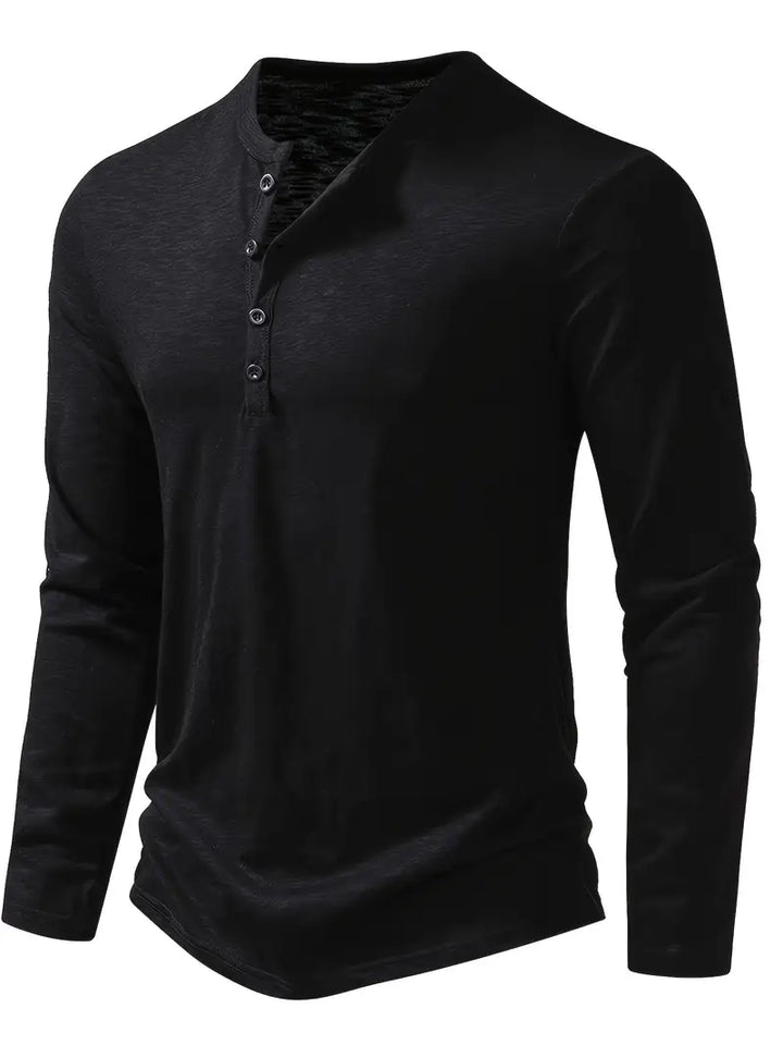 Wyatt - Elegante Camisa De Manga Larga