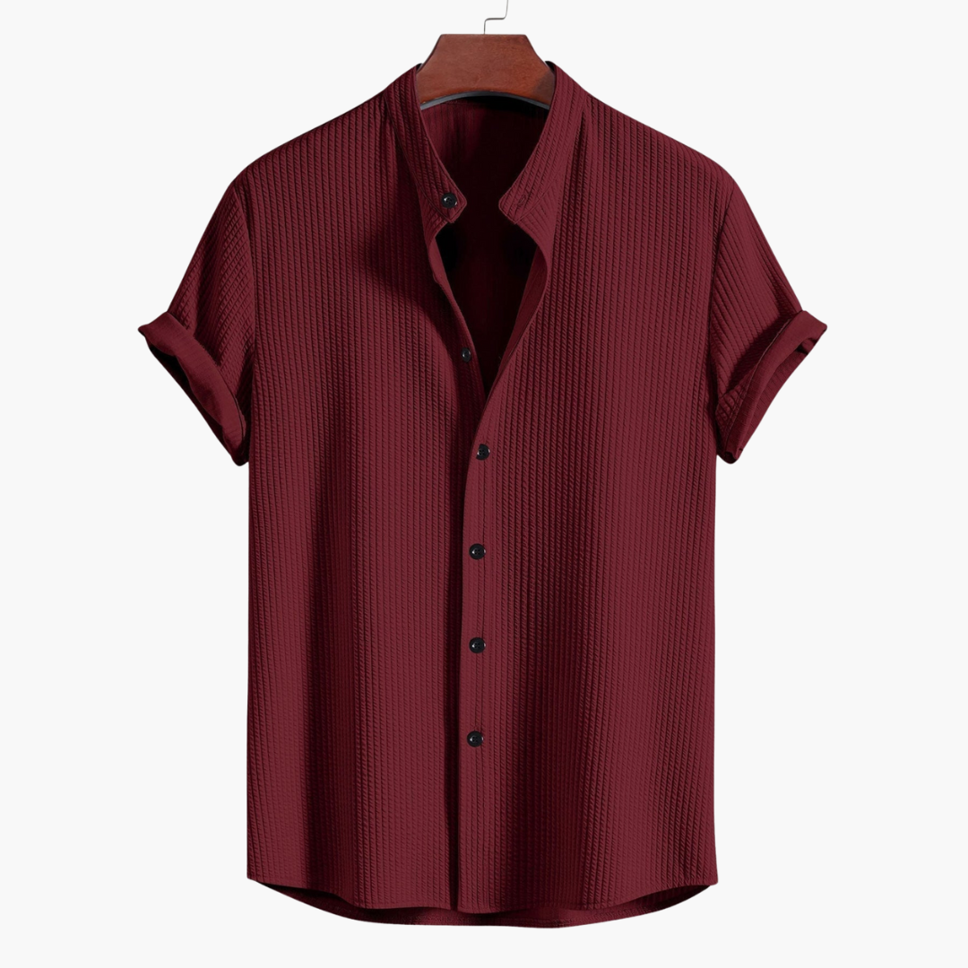Geoffrey - Camisa Con Cuello Alto