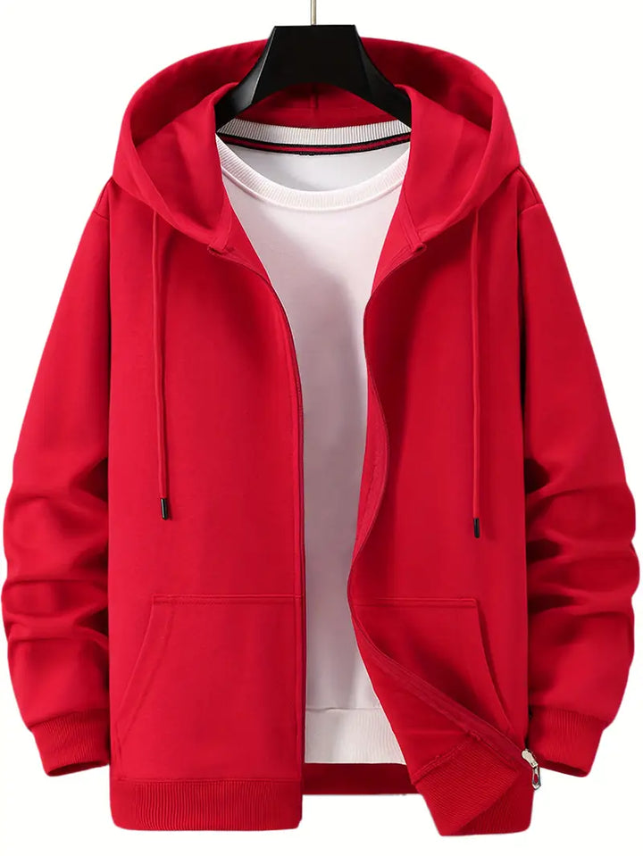 Townsend - Sudadera Ligera Con Capucha y Cremallera