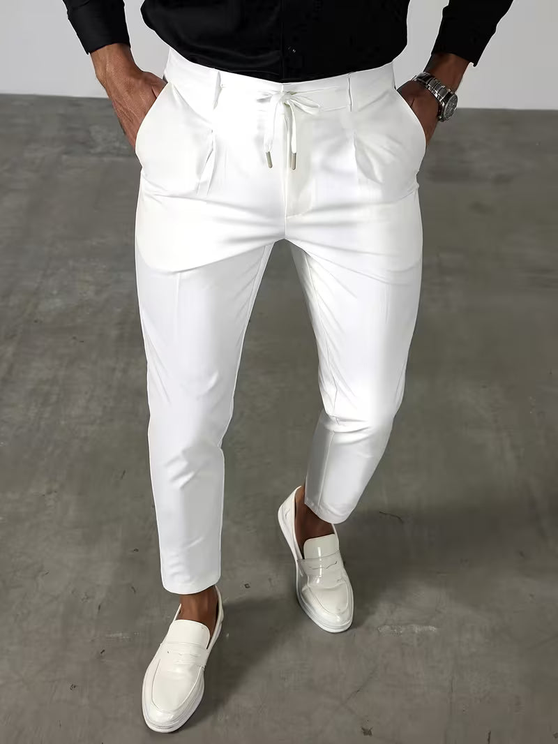 Krsto - Pantalones Con Cinturilla De Alta Gama