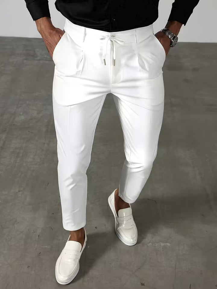 Krsto - Pantalones Con Cinturilla De Alta Gama