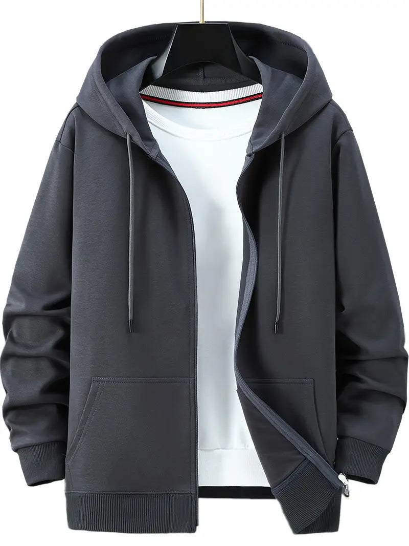 Townsend - Sudadera Ligera Con Capucha y Cremallera