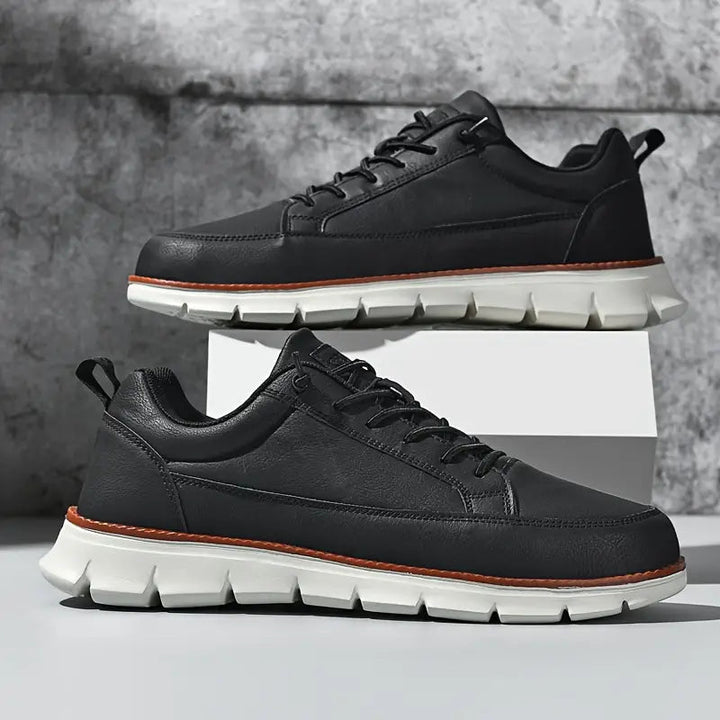Dewey - Zapatillas De Cuero Transpirables