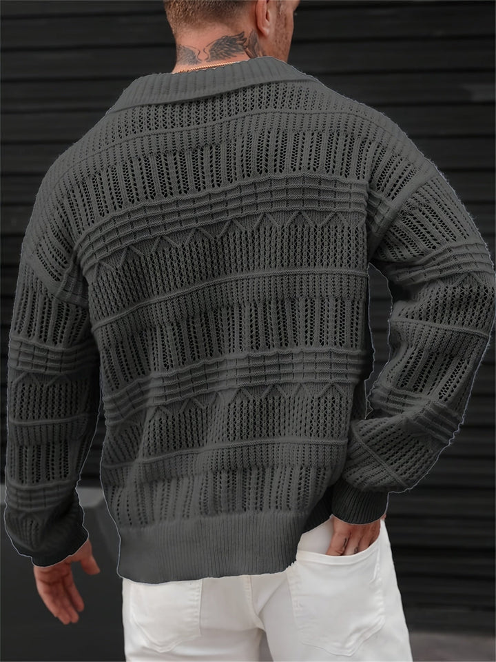 Wesley - Jersey De Manga Larga Con Diseño Recortado