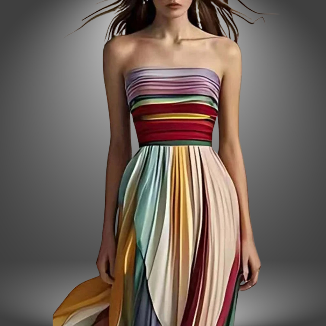 Asia | Vestido largo casual de primera calidad