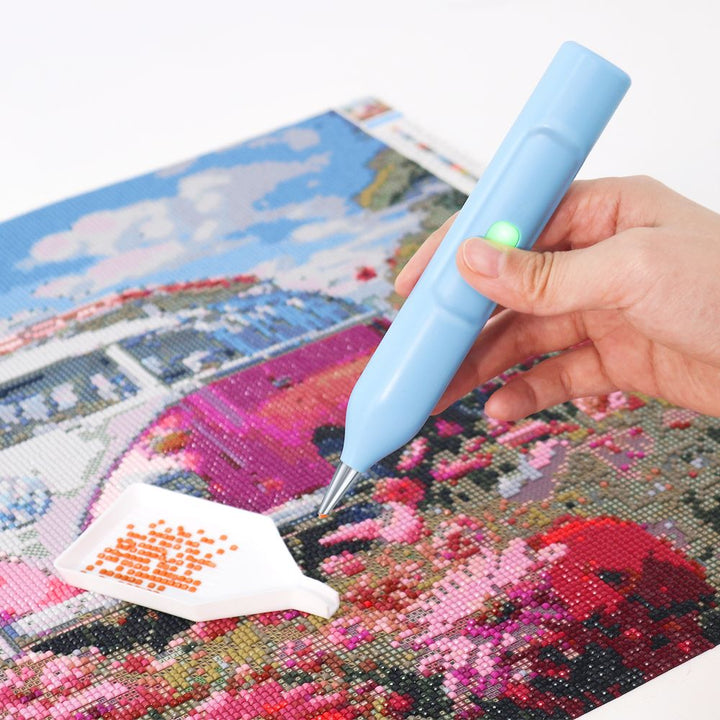 DazzleDot - Diamante Eléctrico Rotulador de Pintura 6 Colores