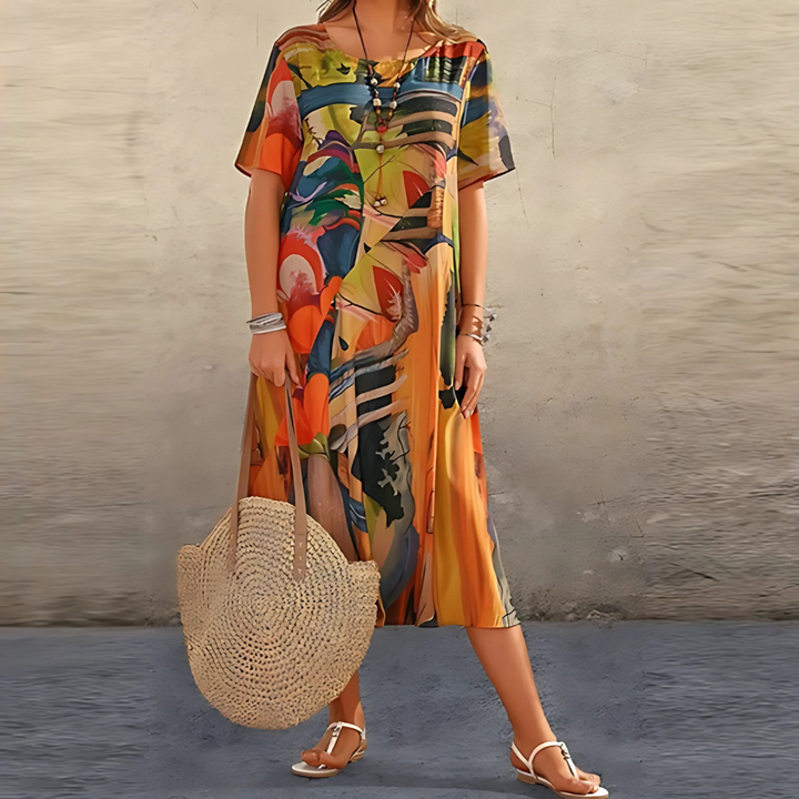 Filomena - Cómodo Vestido Floral
