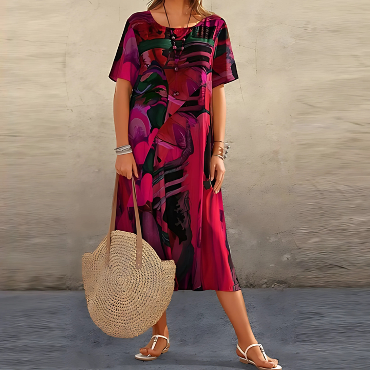 Filomena - Cómodo Vestido Floral