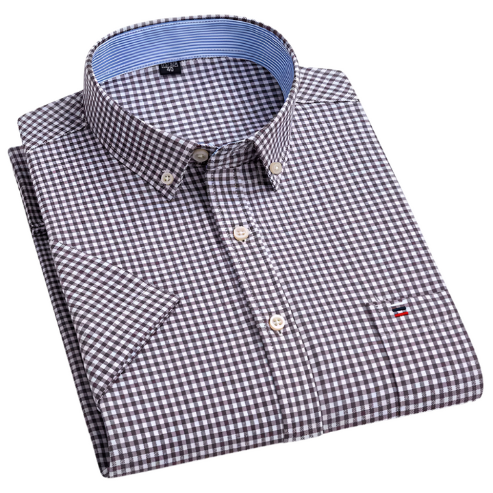 Petersen - Camisa Clásica De Algodón Con Estampado