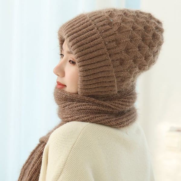 Abelina – Protección Auditiva Integrada Gorro Cortavientos Bufanda
