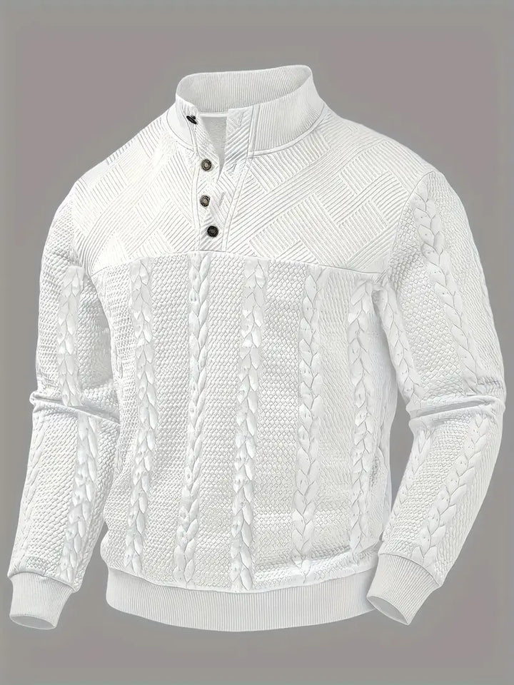 Dawson - Jersey Henley De Manga Larga Con Rayas