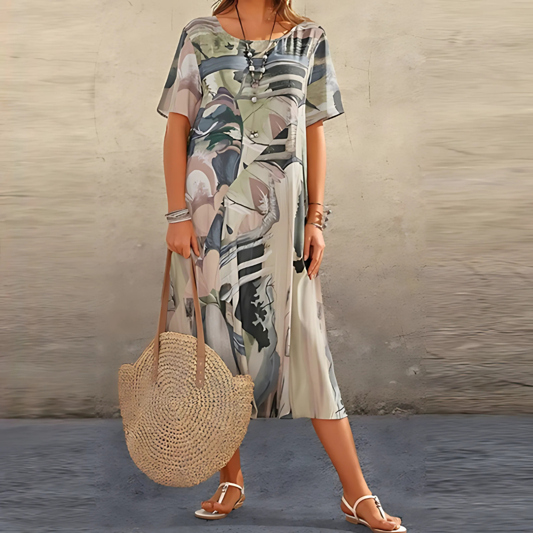 Filomena - Cómodo Vestido Floral